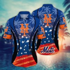 MLB New York Mets Hawaiian Shirt Vibrant Aloha For Cool Fans  It’s the perfect combination of Hawaiian style and MLB fandom. These unique MLB Hawaiian shirts are a must-have for football enthusiasts. Show your team spirit in a fun and tropical way by the beauty of Hawaii. Made from high-quality materials, they provide comfort and breathability, keeping you cool during game days or outdoor activities. Stand out from the crowd and show your love for both football and tropical vibes.Product... Short Sleeve Football Season Sports Shirt, Football Season Sports Shirt With Short Sleeves, Short Sleeve Sports Shirt For Football Season, Sports Fan Apparel Shirt With Sublimation Print, Sublimation Print Short Sleeve Shirt For Fans, Fan Merchandise Short Sleeve Shirt For Sports Season, Short Sleeve Shirt For Sports Season Fan Merchandise, Sports Season Shirt With Team Logo, Short Sleeve Team Logo Shirt