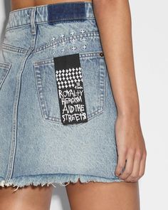 Buy Rap Skirt Clas Sick | Denim Wrap Mini Skirt | Ksubi ++ Rap Skirt, Classic Mini Skirt, Denim Wrap Skirt, Wrap Mini Skirt, Denim T Shirt, Skirts Online, Washed Denim, Classic Mini, Denim Mini