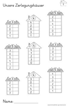 the worksheet for addition and subtraction with numbers to 10 on it