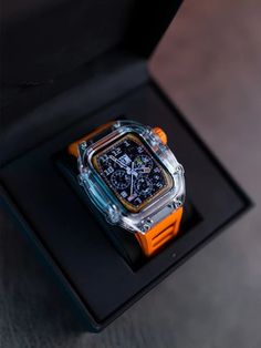 Feature 【Compatible】LUXURY Case 44mm/45mm ONLY for Apple Watch Series 8 7 6 SE 5 4 [44mm/45mm]. 【Material】Built-in independent Polycarbonate protective cover（44/45mm） as a buffer layer, anti-wear, anti-drop and shock-proof Strap: High-quality Vitonmaterial, environmentally friendly and skin-friendly and dustproof, stable performance, easy to clean. With built-in glass screen protector, protect your iwatch surface from Scratch. 【Size】Case 44mm/45mm. Please check your apple watch model and your wr Apple Watch Case, Clear Frames, Richard Mille, Apple Watch Models, Apple Watch Series, Watch Case, Glass Screen, Luxury Watches, Watch Strap