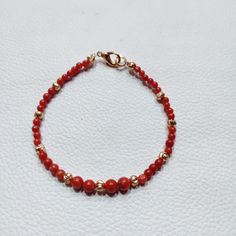 Italian Coral Bracelet, 100% Natural Italian Red Coral Bracelet, Red Coral Handmade Charming Bracelet, Coral Smooth Beads Bracelet... Gemstone : Natural Red Coral  Bracelet Weight : 16.80 Carat   Bracelet Length;- 7 Inches  Color : As Seen In Picture Payment policy We accept the payment via PayPal only. Shipping policy We Ship the item as per our shipping policy once we receive the payment. We understand that getting your items quickly is important to you, so we make every effort to process your Red Hand-strung Crystal Bracelet Gift, Hand-strung Red Crystal Bracelet As Gift, Elegant Red Hand-strung Stretch Bracelet, Elegant Orange Bracelets With Faceted Beads, Elegant Red Stretch Bracelet With Gemstone Beads, Elegant Red Gemstone Beads Stretch Bracelet, Hand-strung Red Beaded Bracelets As Gift, Hand-strung Red Beaded Bracelets For Gift, Red Beaded Bracelet With Polished Red Coral