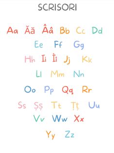 the alphabet is made up of different letters and numbers, including one letter in rainbow colors