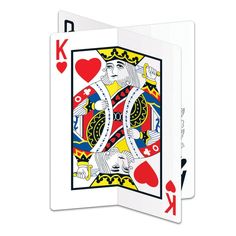 two playing cards with the same design on them