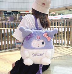 Soft Anime Backpack PN5582 ●Size:34*28*6 cm. ●Material :plush (Please allow 1-3cm differs due to manual measurement.As different computers display colors differently,the color of the actual may vary slightly from the above images.Thanks for your understanding.) ●About Shipping: We attach great importance to the orders of each customer and parcel delivery. 1.Processing time: 2-3 business days. 2.Shipping time: 10-15 business days to US, please allow 3-4 weeks shipping to other country.(Shipping times can be affected by variable customs clearance times or public holidays.) Cute Large Capacity Purple Backpack, Purple Harajuku Student Bag, Purple Harajuku Style Student Bag, Harajuku Style Purple Backpack For Daily Use, Kawaii Plush School Backpack, Kawaii Plush School Bag, Cute Plush School Bags, Kawaii Plush Bags For Everyday Use, Cute Plush Backpack For Everyday Use