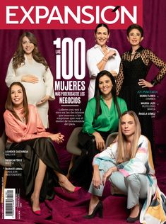 a magazine cover with several women on it