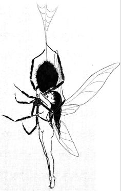 a black and white drawing of a bee