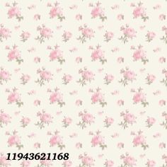 a pink flower pattern on a white background