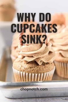 For many bakers, sinking cupcakes may be the most puzzling part of making a cupcake recipe. This article covers some common reasons why this occurs. I also provide you with tips for how to prevent it from happening to you. Read more here! #Cupcakes #EasyDesserts Fast Easy Desserts, Healthy Cupcakes, Drink Inspiration, New York Cheesecake, Cupcake Recipe, Easy Cheesecake, Recipe Board, Quick Desserts, When You Know