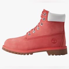 New Without Box G22 Pink Timberlands, Timberland Kids, Timberlands Shoes, Timberland Shoes, Pink Brown, Size 13, Kids Shoes, Combat Boots, Shoe Boots