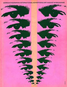 an old book cover with black and pink lines in the middle, on top of it