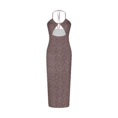 Take your fancy event wardrobe up a notch with this slim fit halterneck dress. Fabric: 88% polyester and 12% spandex Regular fit  Spaghetti straps, cut out chest detail, sleeveless Fabric weight: 230g/m² Stitch Colour: black or white Care Instructions: machine wash cold with similar colours, do not bleach, tumble dry low, do not iron, do not dry clean. Notice: a variety of factors may cause slight differences between the actual product and the mock-up, including but not limited to colours and pr Birthday Dress Sweet 16, 21st Birthday Dress, Gyaru Clothes, Clothes Formal, Dress Sweet 16, Agejo Gyaru, Birthday Dress 21st, Dress Leopard Print, Sweet 16 Dress