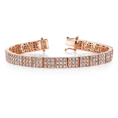 ALL DIAMOND SQUARE LINK BRACELET from Anita Ko The Crown Jewels, Anita Ko, Diamond Free, Jewelry Pins, Crown Jewels, Girly Jewelry, White Rose Gold, Italian Charm Bracelet, Pave Diamonds