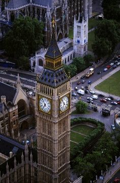 the big ben clock tower towering over the city of london