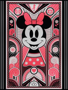 the poster for disney's live - in - time show, featuring minnie mouse