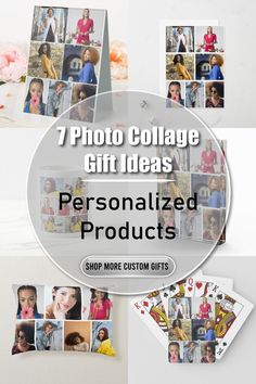 the 7 photo collage gift ideas personalized products are available for purchase from shop more custom gifts