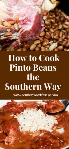 how to cook pinto beans the southern way