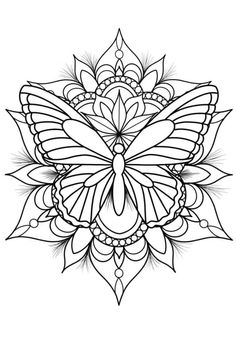 a drawing of a butterfly on a white background