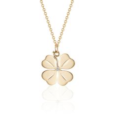 Medium Four Leaf Clover Pendant, Diamond Clover Pendant, Pendant Diamond, Four Leaves, Zodiac Necklaces, Four Leaf, Leaf Clover, Cuff Bangles, Four Leaf Clover, Clover Leaf