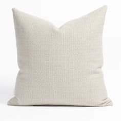 a white pillow on a white background