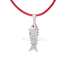 Pure Silver Machhali Fish Pendant this Beautiful Flexible Movable Machhali Fish Pendant is made in 925 pure Sterling Silver with diamond studded on it. This Good Luck Feng Shui fish - It is believed that these fish come to life with good fortune and money. If you keep this fish in your house then you will be left out of every trouble and bad luck. Feng Shui fishes and symbols are used very much. It is considered the best to keep in the aquarium. These fish are considered as their positive energy Silver Fish Jewellery, Feng Shui Fish, Traditional Fish-shaped Jewelry For Gift, Fish Jewelry Silver, Traditional Fish-shaped Jewelry Gift, Divine Consciousness, Sterling Silver Fish-shaped Jewelry Gift, Silver Fish-shaped Sterling Silver Earrings, Handmade Silver Fish-shaped Necklace