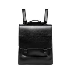 Free U.S. shipping. Style: Commuting , color:Black, suite for season：Spring, Summer, Autumn, Winter ，Anniversary, Going out, Hanging out, Material Genuine Leather, Black Retro Leather Flap School Backpack Shoulder 2Way Backpack Preppy Handbags, Document Bag, Lock Style, College Style, Changing Bag, Brown Brown, Mobile Phone Bag, Genuine Leather Bags, Zipper Bag