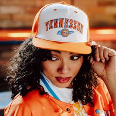 The Tennessee Lady Vols made this powder blue famous during their meteoric rise, but the logo on this specific hat dates back to the 1970s, when 22 year-old graduate assistant Pat Summitt was thrust into the spotlight as the Lady Vols' head coach. While Summitt was building the women's team, Ernie Grunfeld and Bernard King, aka the “Ernie and Bernie Show,” led UT men's basketball to a 61-20 record over three years and helped the Vols win the 1977 SEC title. Brought to you in partnership with Col Pat Summitt, Tennessee Volunteers, 22 Years Old, The Lady, Mens Basketball, Powder Blue, Snapback Hat, Snapback Hats, Tennessee