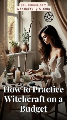 Practising witchcraft on a budget is not only possible but also deeply rewarding. This article shares practical tips and creative ideas for using everyday items to enhance your magical practice. Discover how to make the most of what's already in your home, like kitchen herbs, recycled jars, and handmade tools, to craft powerful and meaningful spells. By focusing on intention over material possessions, you can connect with your magic authentically and personally. Handmade Tools, Recycled Jars, Grimoire Book, Divine Feminine Spirituality, Old Candles, Kitchen Herbs, Wiccan Spell Book, Single Candle