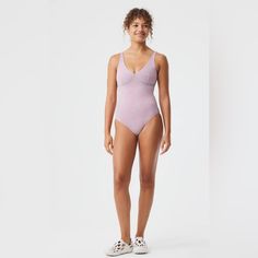 Outdoor Voices Freeform Leotard Brand New With Tags Color Is Pink And Green Size Large Smoke Free Home Dog Friendly Home All Sales Are Final. No Returns No Exchanges No Trades No Exceptions Fitted Pink Bodysuit With Built-in Bra, Pink Swimming Bodysuit With Built-in Bra, Pink Summer Bodysuit For Yoga, Summer Yoga Pink Bodysuit, Pink Seamless Bodysuit For Swimming, Seamless Pink Bodysuit For Swimming, Spring Workout Pink Bodysuit, Pink Fitted Leotard For Swimming, Pink Fitted Workout Bodysuit