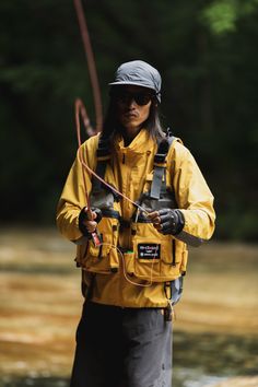 Fishing Outfit Men, Fishing Fashion, Blue Banana, Snow Peak, Outdoor Fashion, Fishing Outfits, Green Life, Outdoor Mat, Japan Fashion