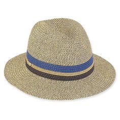 Lana Metallic Band Summer Fedora Hat - Sun 'n' Sand® Summer Fedora Hat, Summer Fedora, Safari Style, Fedora Hat, Upf 50, Panama Hat, Sun Protection, Fedora, Straw