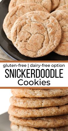 gluten free, dairy - free option for snickkerdoodle cookies