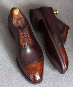 Elevate your shoe game with these bespoke leather handmade shoes. Made with genuine leather, these oxfords come in brown , and are available in all US, UK, EU, and AU sizes. The comfortable insole and standard shoe width make them perfect for any occasion. Designed with a solid pattern and lace-up closure, these handmade shoes are a vintage addition to any wardrobe. The leather outsole adds durability and longevity to these unique boots. Customize them to your liking with personalization options available. Get ready to step out in style with these one-of-a-kind handmade leather shoes. Anthony Hall, Brown Leather Dress Shoes, Quality Leather Boots, Brown Leather Dress, Sell Shoes, Custom Design Shoes, Suede Leather Shoes, High Ankle Boots, Handmade Leather Shoes