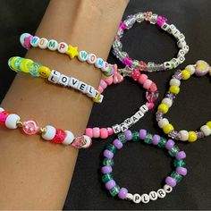 All Bracelets In Listing Image Are Included Ships Next Day Tags: Edm, Bassrush, Basscon, Insomniac, Festival, Kandi, Plur, Bundles, Dj, Totem, Edc, Edclv, Edco, Edcthailand, Countdown, Rave, Lost Lands, Escape Kawaii White Beaded Jewelry, White Adjustable Kawaii Beaded Bracelets, White Kpop Beaded Bracelets For Birthday, Customized Playful White Jewelry, White Kawaii Beaded Bracelets For Friendship, Customized Cute White Beaded Bracelets, Personalized White Beaded Bracelets For Festival, Customized White Beaded Bracelets, White Kpop Style Jewelry With Letter Beads