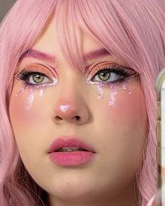 Chrome Flakes Makeup, Extreme Makeup, Physical Appearance, Makeup Board, Graphic Liner, Makeup Eye Looks, Fairy House, Beauty Art, Cute Makeup