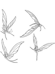 three olives with leaves flying in the air on a white background, hand drawn illustration