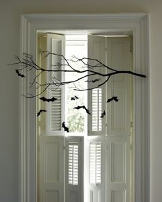 an open window with bats on it and the text living room on view all images