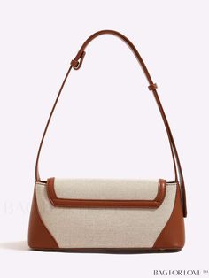 BagForLove - Stylish Two-Tone Baguette Handbag Product Description Color Brown Details Contrast Binding Type Baguette Bag Bag Size Medium Strap Type Adjustable Pattern Type Colorblock Style Fashionable Coating 100% Polyurethane Composition 10% Polyurethane Material Fabric Size Chart INCH CM Bag Length Bag Width Bag Height Handle Height 11 inch 3.5 inch 4.7 inch 11 inch Bag Length Bag Width Bag Height Handle Height 28 cm 9 cm 12 cm 28 cm Details Pictures Similar Products h2 { text-align: center; Beige Large Capacity Crossbody Baguette Bag, Versatile Large Capacity Beige Baguette Bag, Retro Satchel Baguette Bag With Detachable Strap, Retro Baguette Bag With Detachable Strap For Everyday, Versatile Beige Baguette Bag For Errands, Shopping Baguette Bag With Detachable Strap, Classic Beige Handheld Baguette Bag, Trendy Beige Handheld Baguette Bag, Classic Beige Baguette Bag For Travel