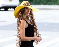 Green Sunhat, Natural Straw Hat, Summer Hat, Spring Fashion, Beach Hat, Spring Accessories, Sunblock Hat, Formal Hat, Oversized Brim HatGiant Brim Sunhat with 2 grommets on the sides, so that you can pull through a scarf or ribbon. One Leopard 20 x 62 inches poly scarf is included.The brim is extra wide, at 6 inches.Sewn from Toyo straw.To measure your head: Place a measuring tape on your forehead just above eyebrow level and pass it around your head, ensuring that the widest part of the head is 1930 Style, Elegant Hat, Formal Hat, Vacation Hat, 1930's Style, Floppy Straw Hat, Large Brim Hat, Summer Hats Beach, Head Wrap Styles