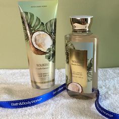 Brand New Bath & Body Works (Bbw) 2 Piece Gift Set Scent: Waikiki Beach Coconut Set Includes: 1- 10 Oz Shower Gel 1- 8 Oz Body Cream 1- Cellophane Gift Bag & Ribbon (Bonus!) Treat Yourself Or Someone! Smoke Free Bundle To Save And Combine Fragrances. Feel Free To Ask Any Questions Coconut Body Care, Waikiki Beach Coconut, Cellophane Gift Bags, Beach Coconut, Lotion Gift, Shea Butter Hand Cream, Body Lotion Cream, Foam Soap, Waikiki Beach