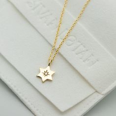 "Magen David pendant necklace crafted in 14k gold, A Star of David necklace, a symbol of Jewish faith and heritage, a beautiful piece of Israeli Jewelry. This meaningful Magen David pendant necklace represents the enduring strength and spirit of the Jewish people. The 'Magen David' is an iconic symbol of Judaism, signifying its significance and unity. This necklace is not only a stunning piece of jewelry but also a timeless gift that holds deep meaning for those you cherish. ✧ DETAILS: ✦ 14k whi Star Of David Necklace, Jewish Star, Jewish People, Deep Meaning, Necklace Craft, Timeless Gifts, Star Of David, 14k Gold Ring, Gold Star