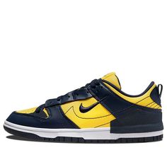 (WMNS)Nike Dunk Low Disrupt 2 'Michigan' DV4024-400 (SNKR/Skate/Light/Low Top/Women's/Non-Slip/Recyclable Materials) Yellow Skate Shoes For Streetwear, Yellow Urban Skate Shoes For Streetwear, Urban Yellow Skate Shoes For Skateboarding, Yellow Custom Sporty Sneakers For Skateboarding, Sporty Yellow Custom Sneakers For Skateboarding, Yellow Urban Skate Shoes For Sports, Nike Yellow Sporty Skate Shoes, Yellow Skate Shoes For Sports, Nike Dunk Low Disrupt 2