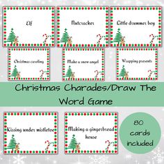 christmas character draw the word game for kids to practice their spelling skills and writing numbers