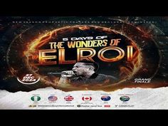 the wonders of elroi flyer with an image of a man holding a microphone