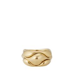 Vram ring from the Cayrn Collection Approx. ring size: 6.5 18-karat yellow gold Made in the USA Wide Band Stackable Rings For Formal Occasions, Fine Jewelry Yellow Gold Thick Band Ring, Luxury Yellow Gold Ring With Thick Band, Stackable Yellow Gold Dome Ring, Fine Jewelry Yellow Gold Stackable Rings With Wide Band, Yellow Gold Fine Jewelry Stackable Rings With Wide Band, Yellow Gold Stackable Open Dome Ring, Luxury Yellow Gold Stackable Rings With Thick Band, Luxury Thick Band Yellow Gold Stackable Rings