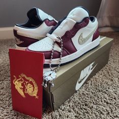 Nwt Authentic Nike Air Jordan 1 Low Se Lunar New Year Size 6.5w/5 Big Kids. These Are Brand New Never Been Worn. I Purchase These Directly From Nike. Air Jordan 6 Low Lunar New Year, Nike Air Jordan 1 Low, Fitting Room, Nike Air Jordan 1, Air Jordan 1 Low, Jordan 1 Low, Lunar New Year, Lunar New, Air Jordan 1