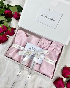 An everyday-luxury pyjama set wrapped in signature packaging - the perfect gift to elevate your evening or celebrate special occasions. This pretty pair features our Flower Shorts and Silk Camisole. Made in Melbourne, Australia. 100% silk (22 momme, grade 5A) in the shade “Peony” (pastel pink) Machine-washable with complimentary laundry bag (see our Care Guide) Complimentary shipping & returns on all domestic orders Silk Camisole Size Guide Bust Circumference Length (includes 15 cm adjustable st Pajamas Packaging, Silk Quotes, Fancy Branding, Pijamas Kids, Pajama Gift Set, Pink Machine, Silk Pjs, Silk Pyjamas