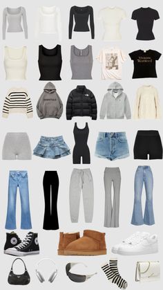 dream casual wardrobe #clothing No Neckline Shirt, 2024 Outfits, Clothes And Shoes, Cute Lazy Day Outfits, Preppy Summer, Stockholm Fashion, Wardrobe Ideas