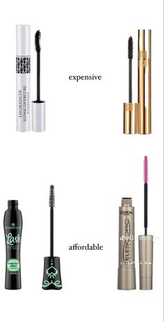 Interesting Makeup, Cheap Mascara, Best Cheap Makeup, False Lash Effect Mascara, Essence Makeup, Preppy Gifts, Makeup Accesories, Cute Birthday Ideas, Makeup Tut