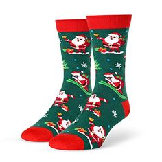 Christmas SOCKSFunny Christmas socks, Xmas socks. Just show off your Christmas gingerbread socks. Gingerbread dance on a green background, while red stripes on the top of the socks, heels and toes provide additional contrast.SIZE & PACKINGMens Christmas socks, womens Christmas socks, boys Christmas socks, girls Christmas socks. Our Christmas stocking stuffers are suitable for most men US size 6-13 feet and most women US size 7 and up. 1 pair comes in each exquisite gift box.QUALITY MATERIALS Socks Heels, Radiologist Gifts, Xmas Socks, Christmas Santa Gifts, Best Secret Santa Gifts, Dental Assistant Gifts, Socks Womens, Santa Socks, Holiday Socks