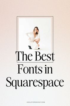 the best fonts in squarespace